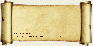 Milana Adamac vizit kartica